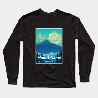 Mount Snow Vermont United States ski Long Sleeve T-Shirt